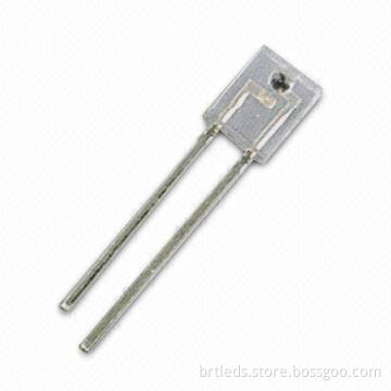 Infrared Emitter with Low Cost, Plastic Side Looking Package and Water Clear Lens Appearance